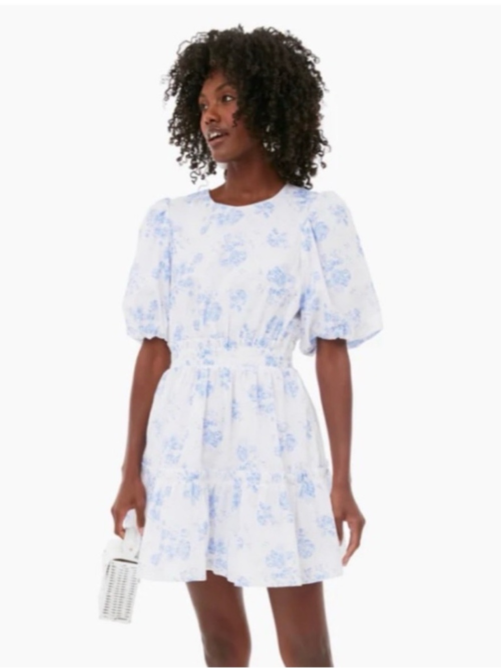 NWT Tuckernuck Hyacinth House Blue Chintz Terry Mini Dress XS